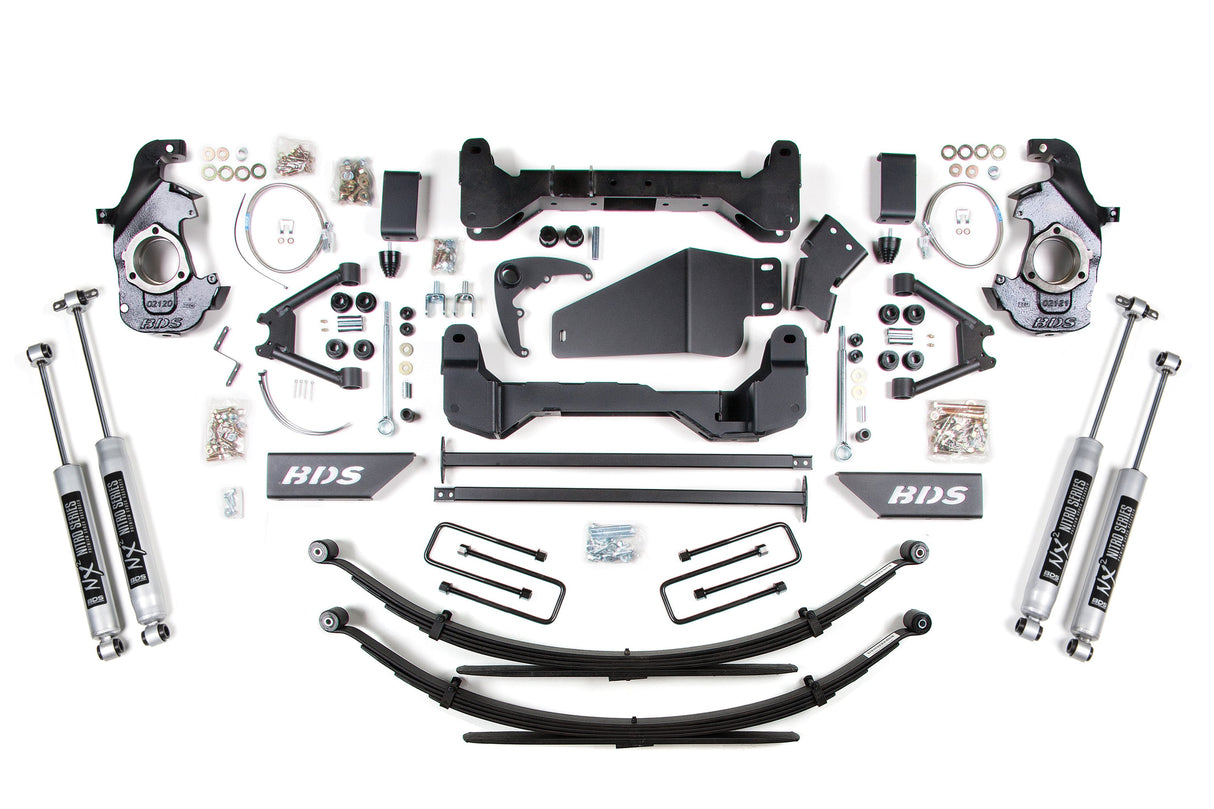 6 Inch Lift Kit - Chevy/GMC 1500/2500 6 Lug (88-98) 4WD BDS Suspension Suspension Lift Kit  AXOPROS