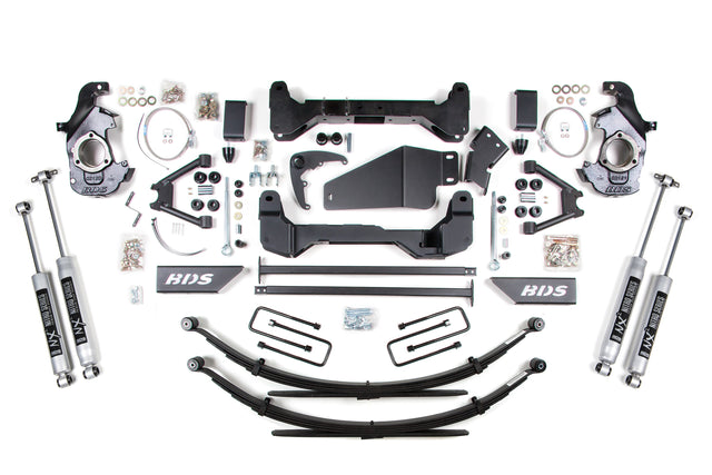 6 Inch Lift Kit - Chevy/GMC 1500/2500 6 Lug (88-98) 4WD BDS Suspension Suspension Lift Kit  AXOPROS