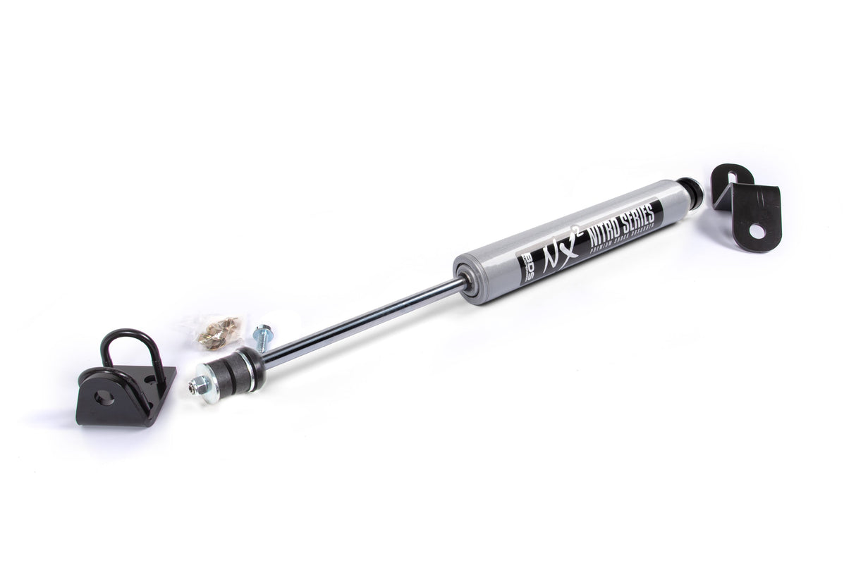 Single Steering Stabilizer Kit W/ NX2 Shock - Chevy Silverado & GMC Sierra 1500 (99-06) 4WD BDS Suspension Steering Stabilizer Hardware Kit  AXOPROS