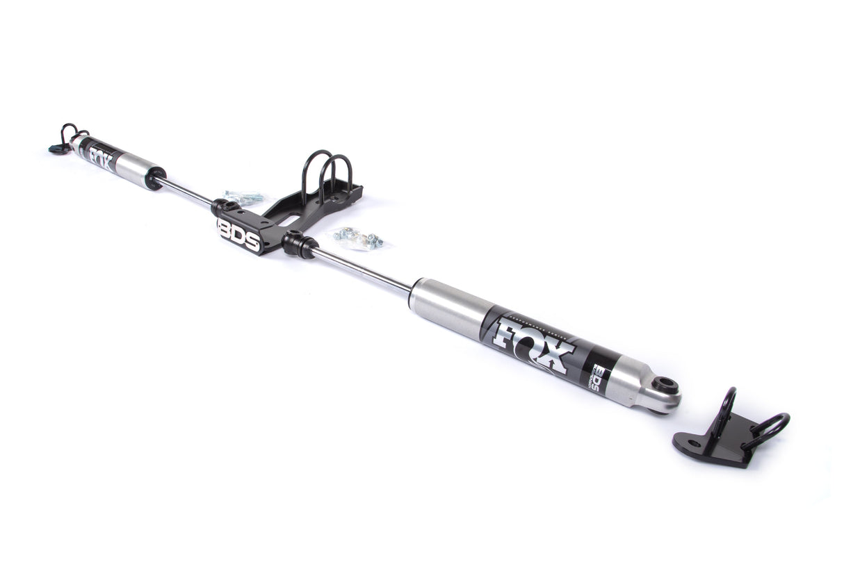 Dual Steering Stabilizer Kit W/ FOX 2.0 Performance Shocks - Chevy/GMC Truck (73-87) And SUV (73-91) 4WD BDS Suspension Steering Stabilizer Hardware Kit  AXOPROS