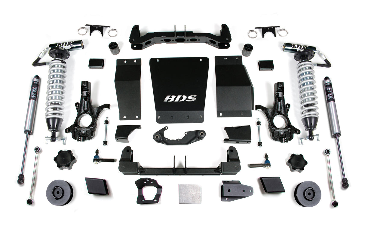 4 Inch Lift Kit - FOX 2.5 Coil-Over - Chevy/GMC Suburban- Tahoe- Yukon/XL 1500 (15-19) 4WD BDS Suspension Suspension Lift Kit  AXOPROS