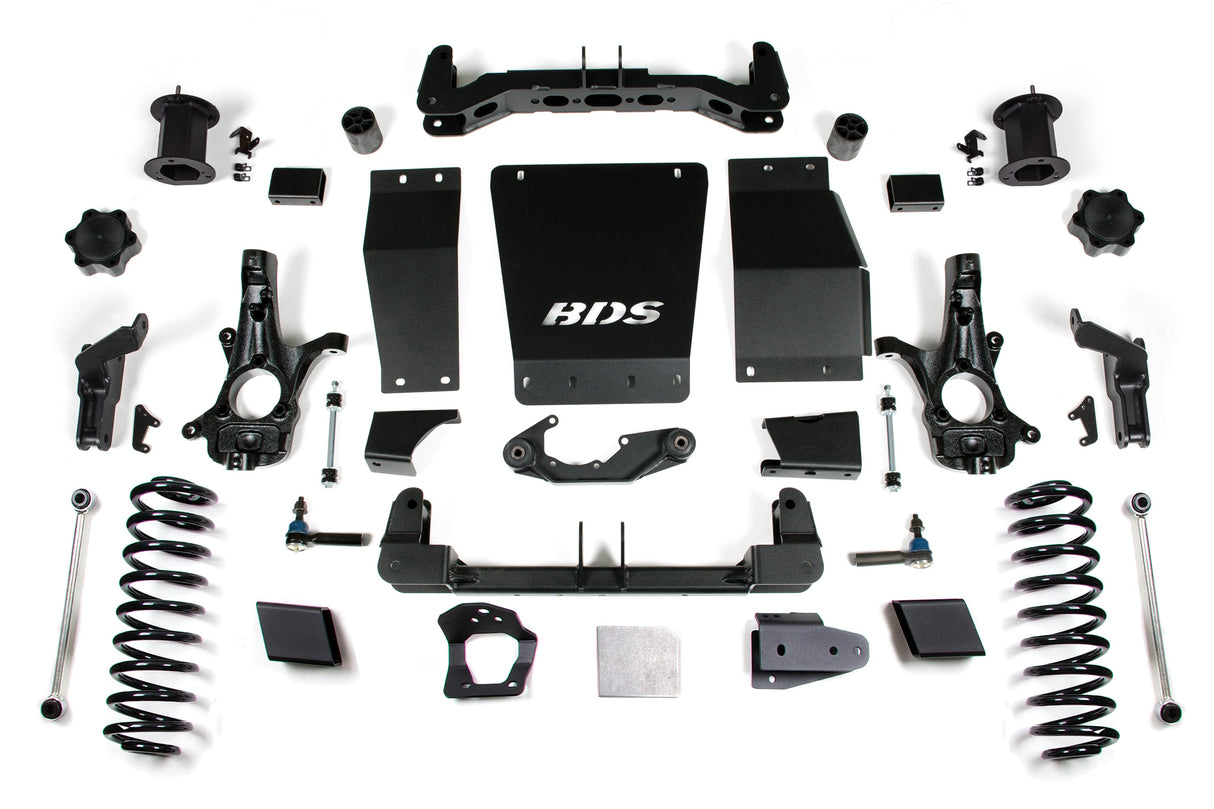 6 Inch Lift Kit - Chevy/GMC Suburban- Tahoe- Yukon/XL 1500 (15-19) 4WD - Magneride Equipped BDS Suspension Suspension Lift Kit  AXOPROS