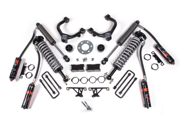 1.5 Inch Lift Kit - FOX 2.5 Performance Elite Coil-Over - Chevy Trail Boss Or GMC AT4 1500 (19-24) 4WD BDS Suspension Suspension Lift Kit  AXOPROS