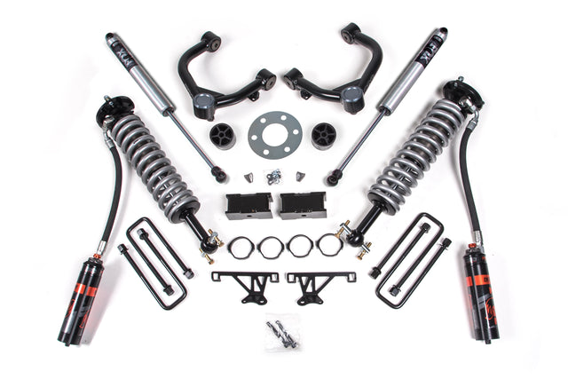 1.5 Inch Lift Kit - FOX 2.5 Performance Elite Coil-Over - Chevy Trail Boss Or GMC AT4 1500 (19-24) 4WD BDS Suspension Suspension Lift Kit  AXOPROS