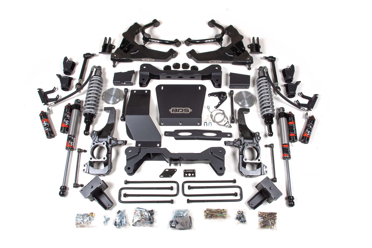 6.5 Inch Lift Kit - FOX 2.5 Coil-Over Conversion - Chevy Silverado Or GMC Sierra 2500HD/3500HD (20-24) - Diesel BDS Suspension Suspension Lift Kit  AXOPROS