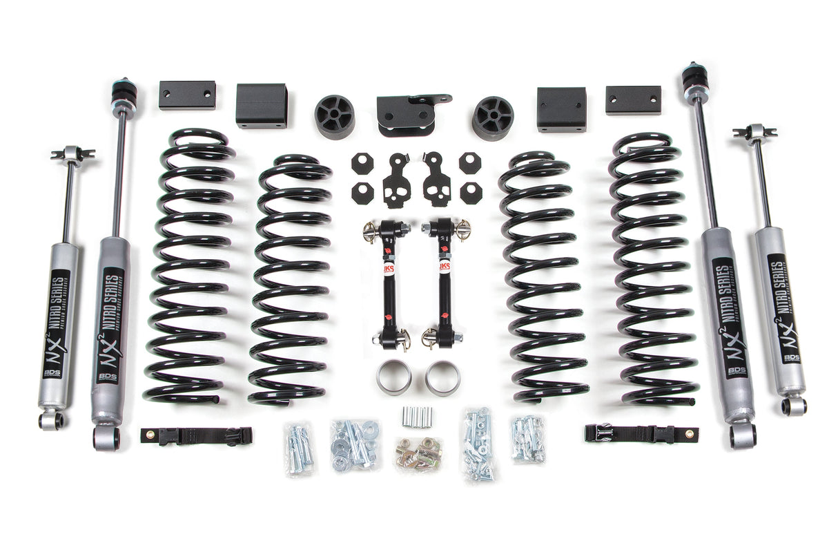 3 Inch Lift Kit - Jeep Wrangler JK (12-18) 2-Door BDS Suspension Suspension Lift Kit  AXOPROS