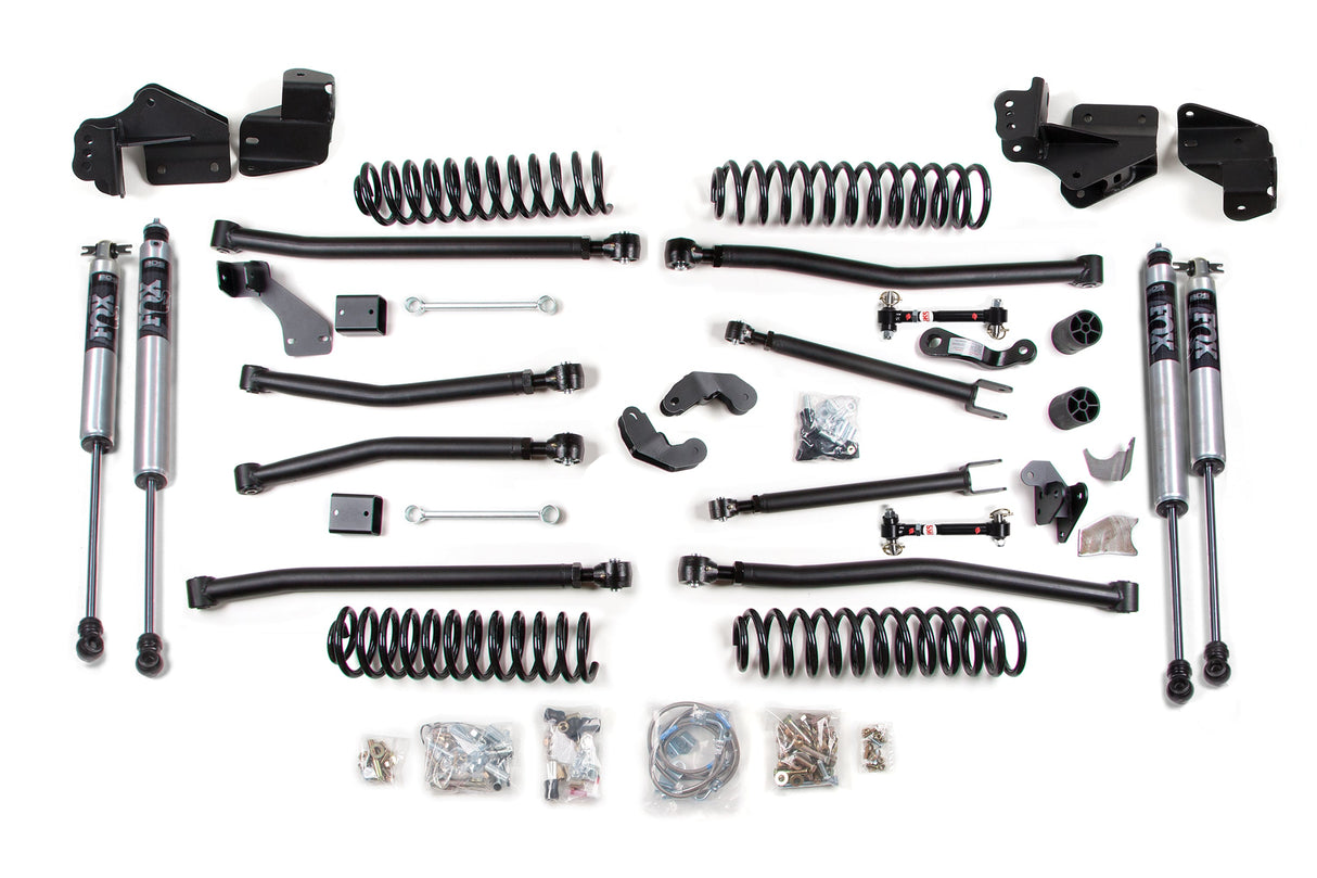4.5 Inch Lift Kit - Long Arm - Jeep Wrangler JK (07-18) 4-Door BDS Suspension Suspension Lift Kit  AXOPROS