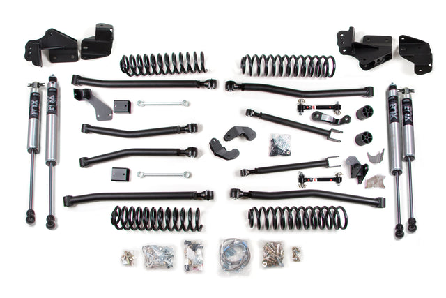 4.5 Inch Lift Kit - Long Arm - Jeep Wrangler JK (07-18) 4-Door BDS Suspension Suspension Lift Kit  AXOPROS