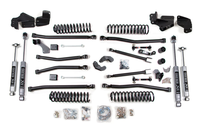 4.5 Inch Lift Kit - Long Arm - Jeep Wrangler JK (07-18) 4-Door BDS Suspension Suspension Lift Kit  AXOPROS