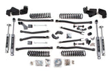 4.5 Inch Lift Kit - Long Arm - Jeep Wrangler JK (07-18) 4-Door BDS Suspension Suspension Lift Kit  AXOPROS