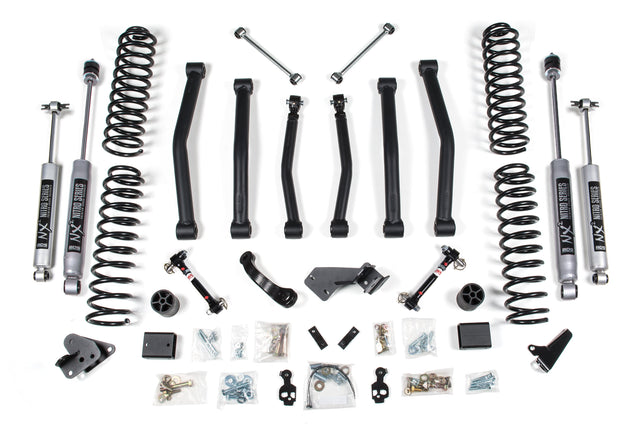 4.5 Inch Lift Kit - Jeep Wrangler JK (07-11) 4-Door BDS Suspension Suspension Lift Kit  AXOPROS