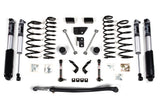 3 Inch Lift Kit - Jeep Wrangler JL (18-24) 4-Door BDS Suspension Suspension Lift Kit  AXOPROS