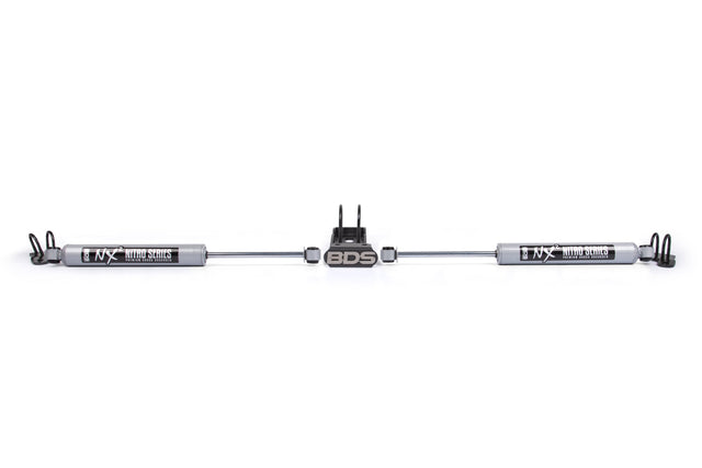 Dual Steering Stabilizer Kit W/ NX2 Shocks - Jeep Wrangler JK (07-18) BDS Suspension Steering Stabilizer Hardware Kit  AXOPROS