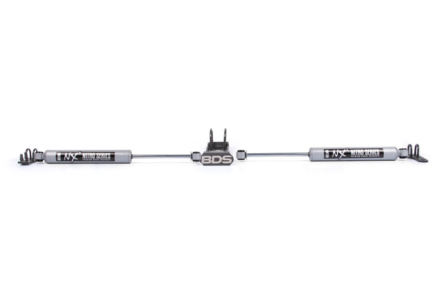 Dual Steering Stabilizer Kit W/ NX2 Shocks - Jeep Wrangler TJ (97-06)- Cherokee XJ (84-01)- Grand Cherokee ZJ (93-98) BDS Suspension Steering Stabilizer Hardware Kit  AXOPROS