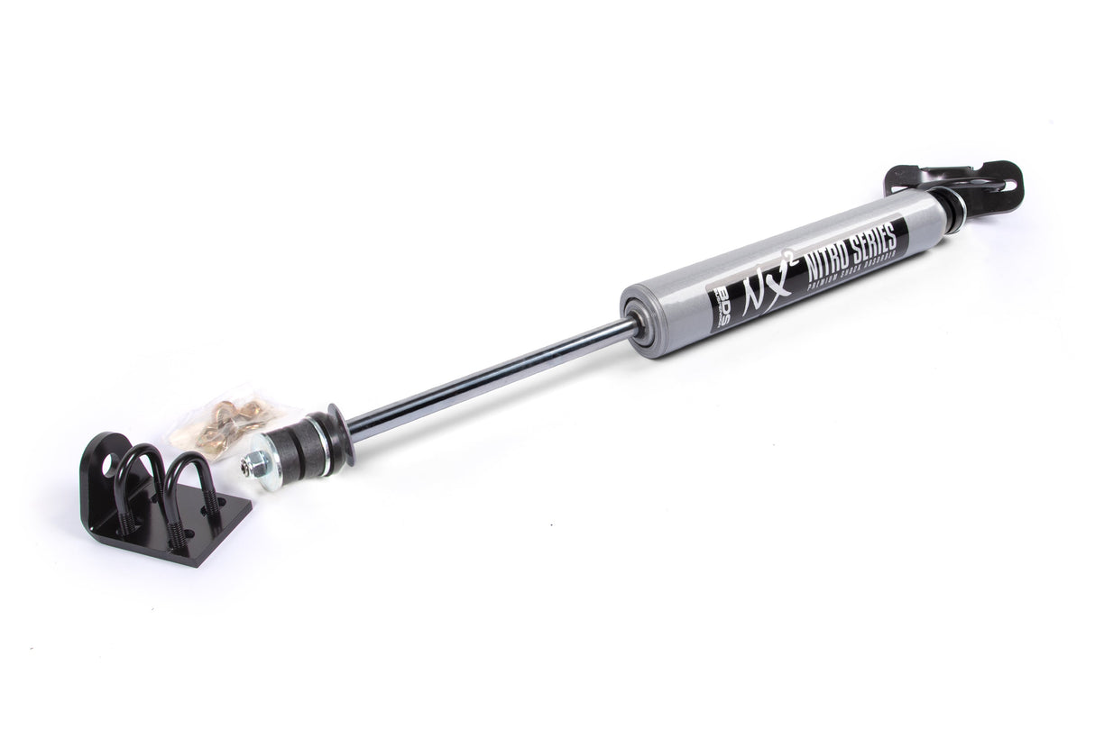 Single Steering Stabilizer Kit W/ NX2 Shock - Jeep CJ Series And M38A1 (41-86) BDS Suspension Steering Stabilizer Hardware Kit  AXOPROS
