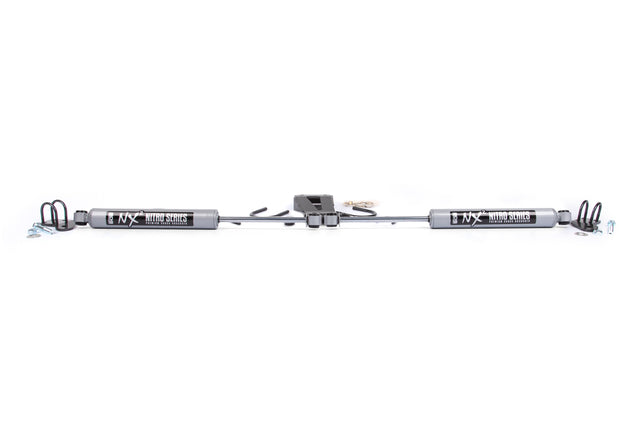 Dual Steering Stabilizer Kit W/ NX2 Shocks - Jeep Grand Cherokee WJ (99-04) BDS Suspension Steering Stabilizer Hardware Kit  AXOPROS