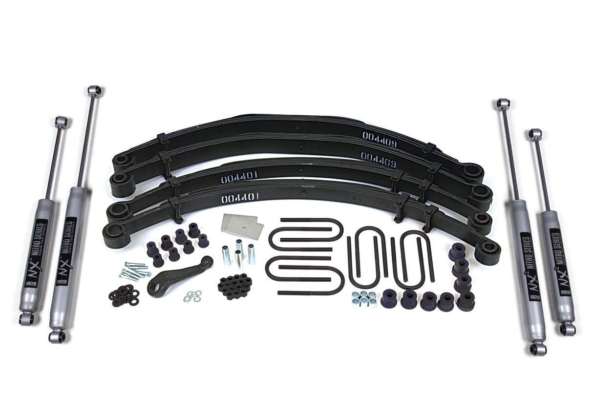 4 Inch Lift Kit - Jeep CJ5/CJ7 (76-81) BDS Suspension Suspension Lift Kit  AXOPROS