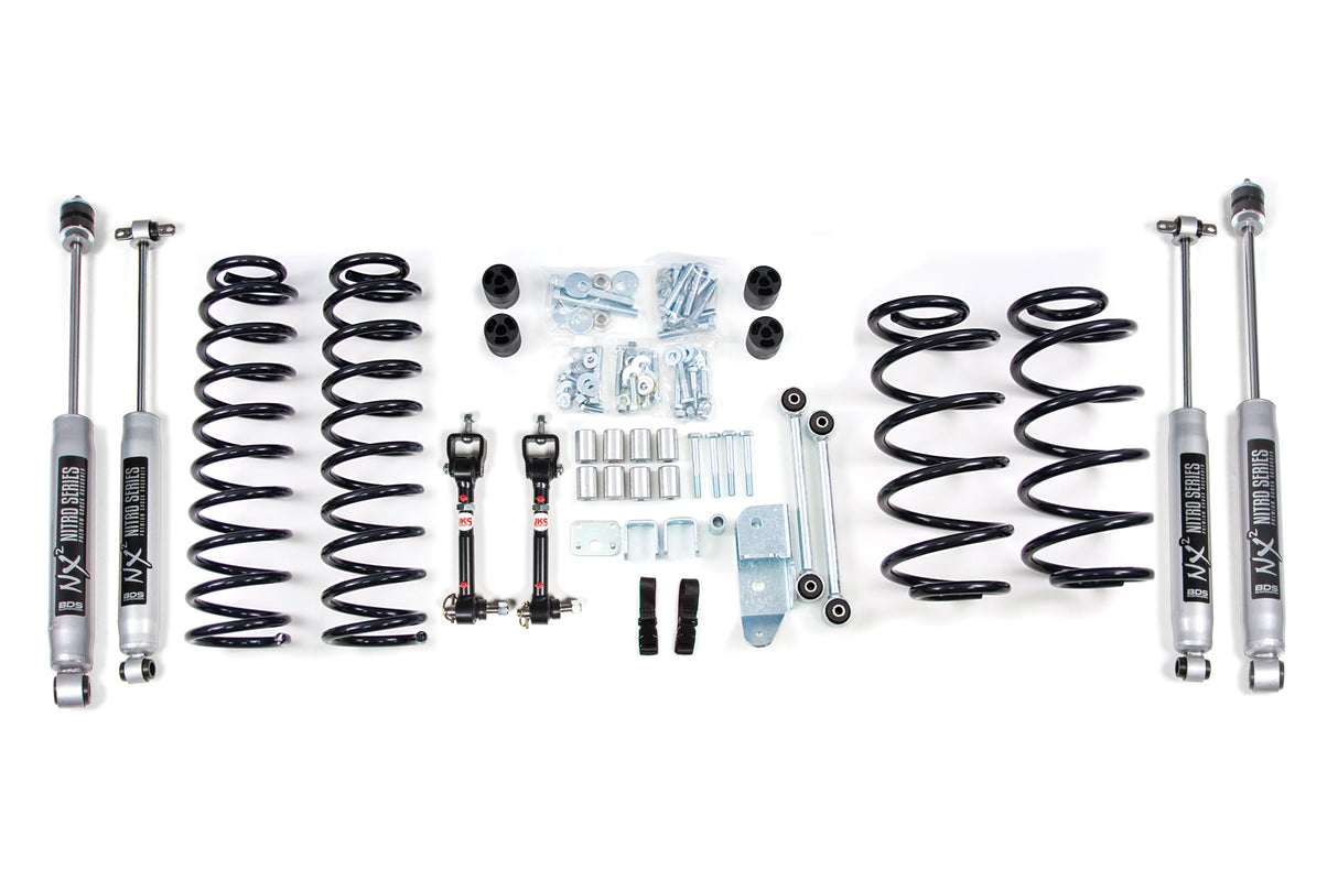 3 Inch Lift Kit - Jeep Wrangler TJ (97-02) BDS Suspension Suspension Lift Kit  AXOPROS