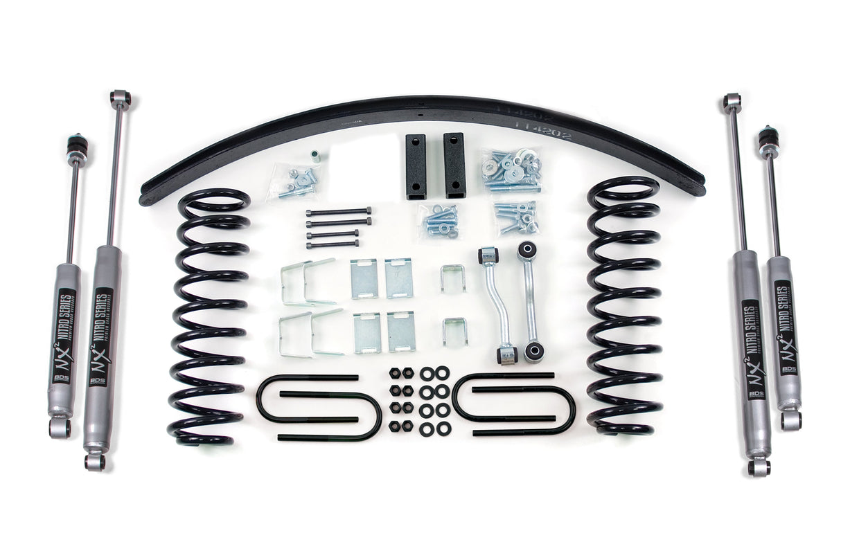 3 Inch Lift Kit - Jeep Cherokee XJ (84-01) BDS Suspension Suspension Lift Kit  AXOPROS