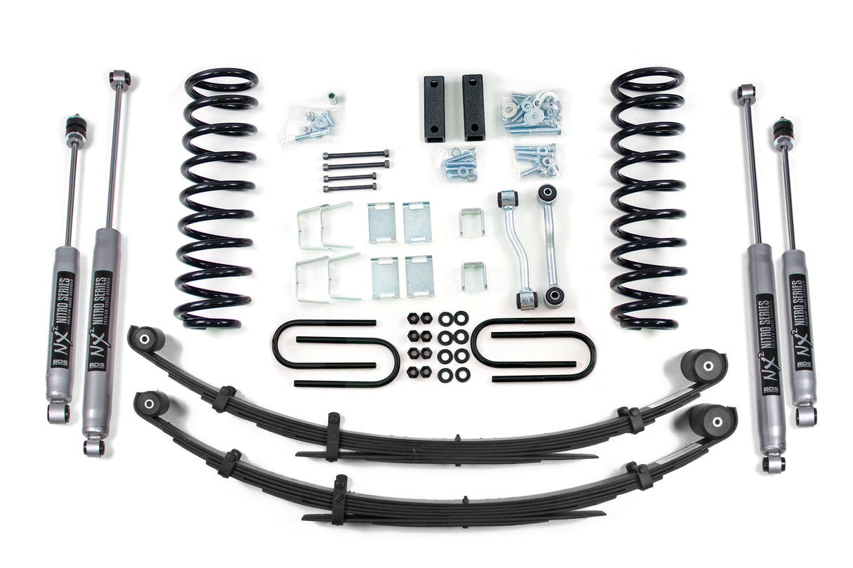 3 Inch Lift Kit - Jeep Cherokee XJ (84-01) BDS Suspension Suspension Lift Kit  AXOPROS
