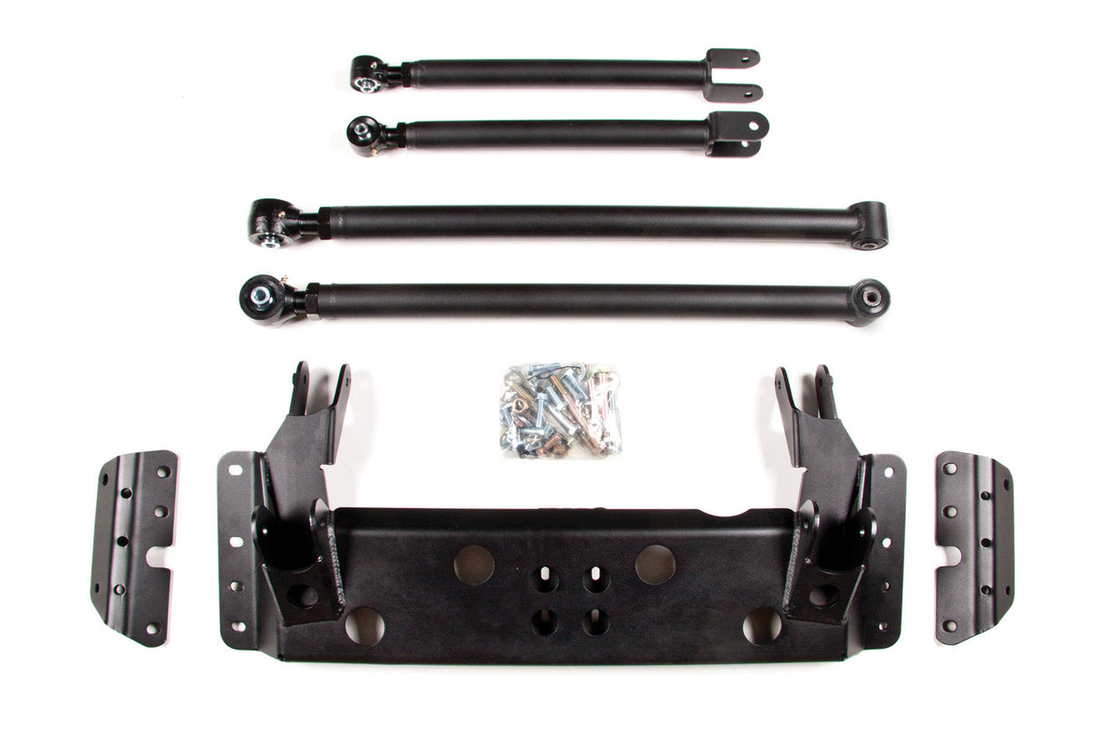 Long Arm Conversion Upgrade - Fits 4-8 Inch Lift - Jeep Cherokee XJ (87-01) BDS Suspension Four-Link Suspension Assembly  AXOPROS