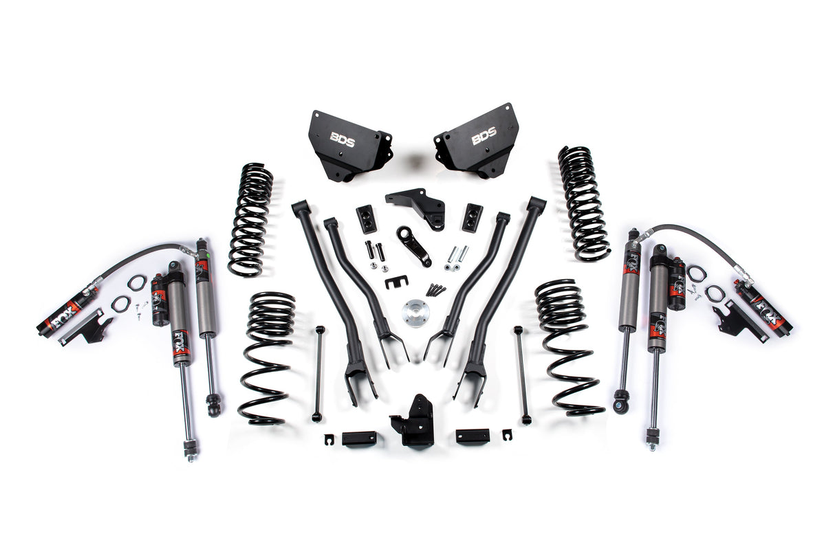 4 Inch Lift Kit W/ 4-Link - Ram 2500 (14-18) 4WD - Diesel BDS Suspension Suspension Lift Kit  AXOPROS