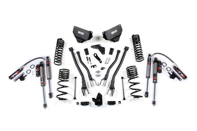 4 Inch Lift Kit W/ 4-Link - Ram 2500 (14-18) 4WD - Gas BDS Suspension Suspension Lift Kit  AXOPROS