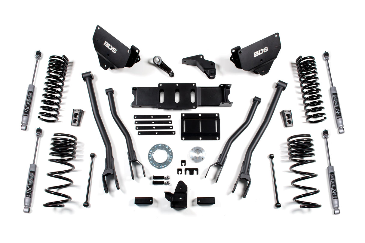 6 Inch Lift Kit W/ 4-Link - Ram 2500 (14-18) 4WD - Diesel BDS Suspension Suspension Lift Kit  AXOPROS