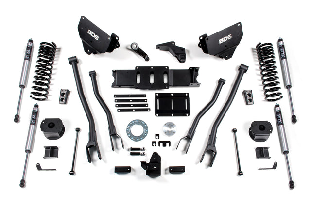 6 Inch Lift Kit W/ 4-Link - Ram 2500 W/ Rear Air Ride (14-18) 4WD - Diesel BDS Suspension Suspension Lift Kit  AXOPROS