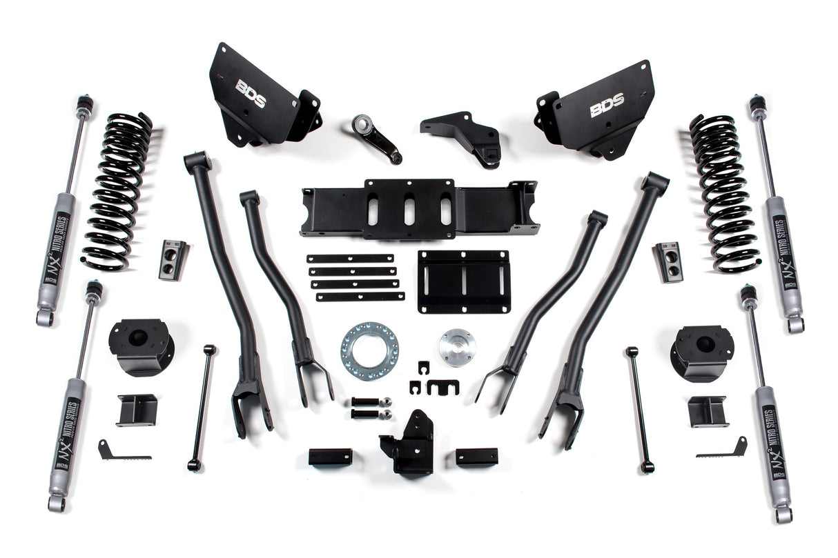 6 Inch Lift Kit W/ 4-Link - Ram 2500 W/ Rear Air Ride (14-18) 4WD - Diesel BDS Suspension Suspension Lift Kit  AXOPROS