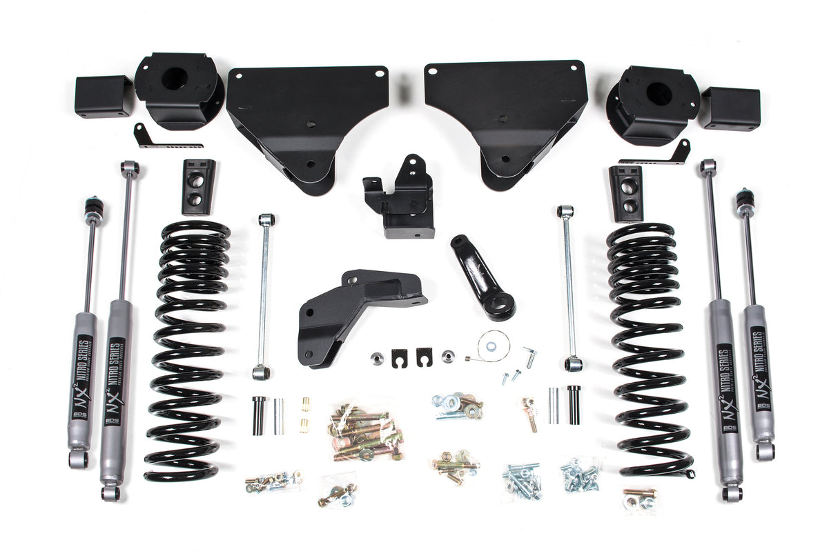 4 Inch Lift Kit - Ram 2500 W/ Rear Air Ride (14-18) 4WD - Gas BDS Suspension Suspension Lift Kit  AXOPROS