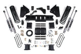 6 Inch Lift Kit - Ram 3500 W/ Rear Air Ride (13-18) 4WD - Diesel BDS Suspension Suspension Lift Kit  AXOPROS