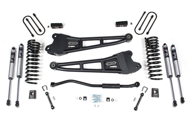 3 Inch Lift Kit W/ Radius Arm - Ram 3500 (19-24) 4WD - Diesel BDS Suspension Suspension Lift Kit  AXOPROS