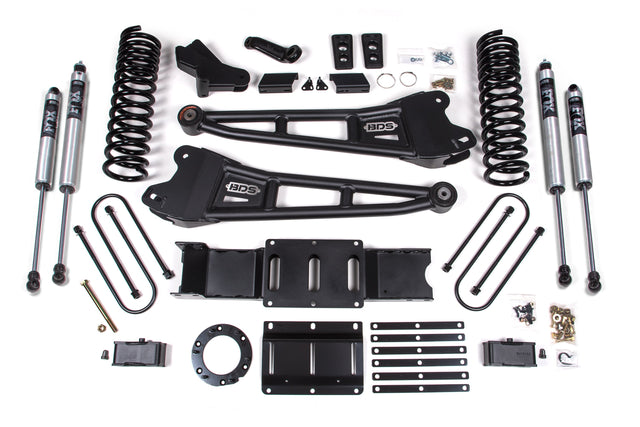 4 Inch Lift Kit W/ Radius Arm - Ram 3500 (19-24) 4WD - Gas BDS Suspension Suspension Lift Kit  AXOPROS