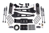4 Inch Lift Kit W/ Radius Arm - 3 Inch Rear Block - Ram 3500 (19-24) 4WD - Diesel BDS Suspension Suspension Lift Kit  AXOPROS