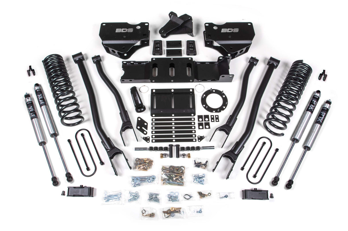 4 Inch Lift Kit W/ 4-Link - Ram 3500 (19-23) 4WD - Gas BDS Suspension Suspension Lift Kit  AXOPROS