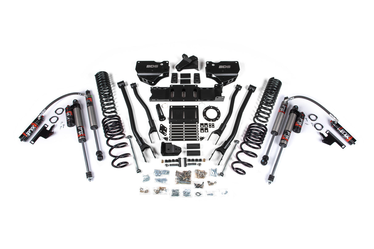 4 Inch Lift Kit W/ 4-Link - Ram 2500 (19-24) 4WD - Gas BDS Suspension Suspension Lift Kit  AXOPROS