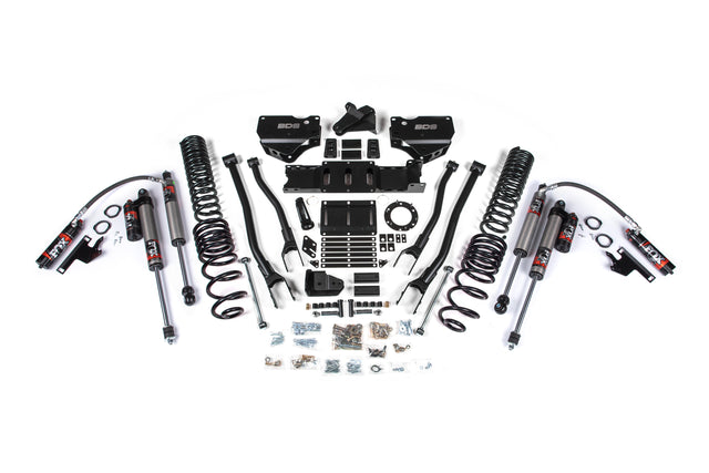 4 Inch Lift Kit W/ 4-Link - Ram 2500 (19-24) 4WD - Gas BDS Suspension Suspension Lift Kit  AXOPROS