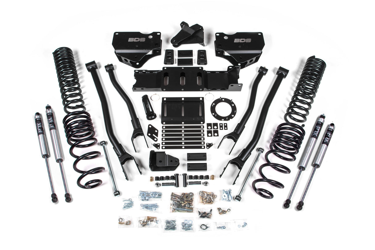 4 Inch Lift Kit W/ 4-Link - Ram 2500 (19-24) 4WD - Diesel BDS Suspension Suspension Lift Kit  AXOPROS