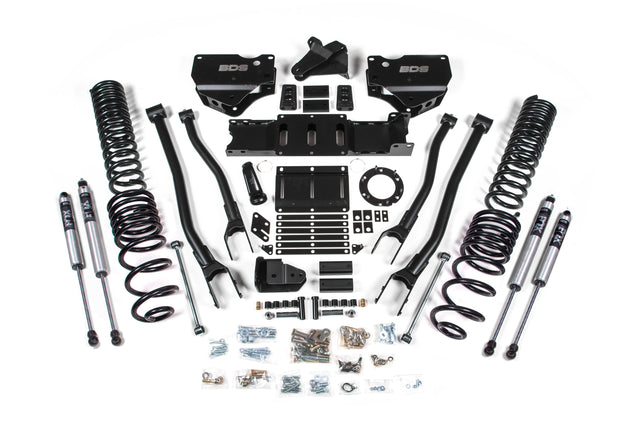 4 Inch Lift Kit W/ 4-Link - Ram 2500 (19-24) 4WD - Diesel BDS Suspension Suspension Lift Kit  AXOPROS