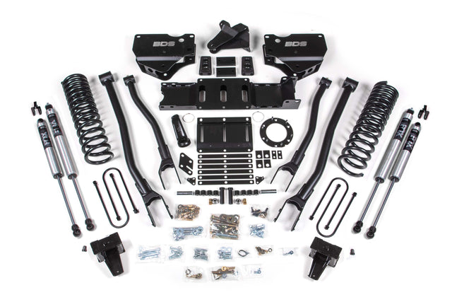 5.5 Inch Lift Kit W/ 4-Link - Ram 3500 (19-24) 4WD - Gas BDS Suspension Suspension Lift Kit  AXOPROS