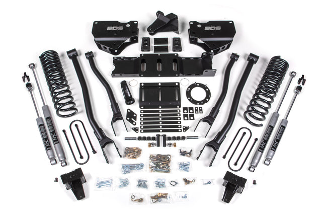 6 Inch Lift Kit W/ 4-Link - Ram 3500 (19-24) 4WD - Diesel BDS Suspension Suspension Lift Kit  AXOPROS