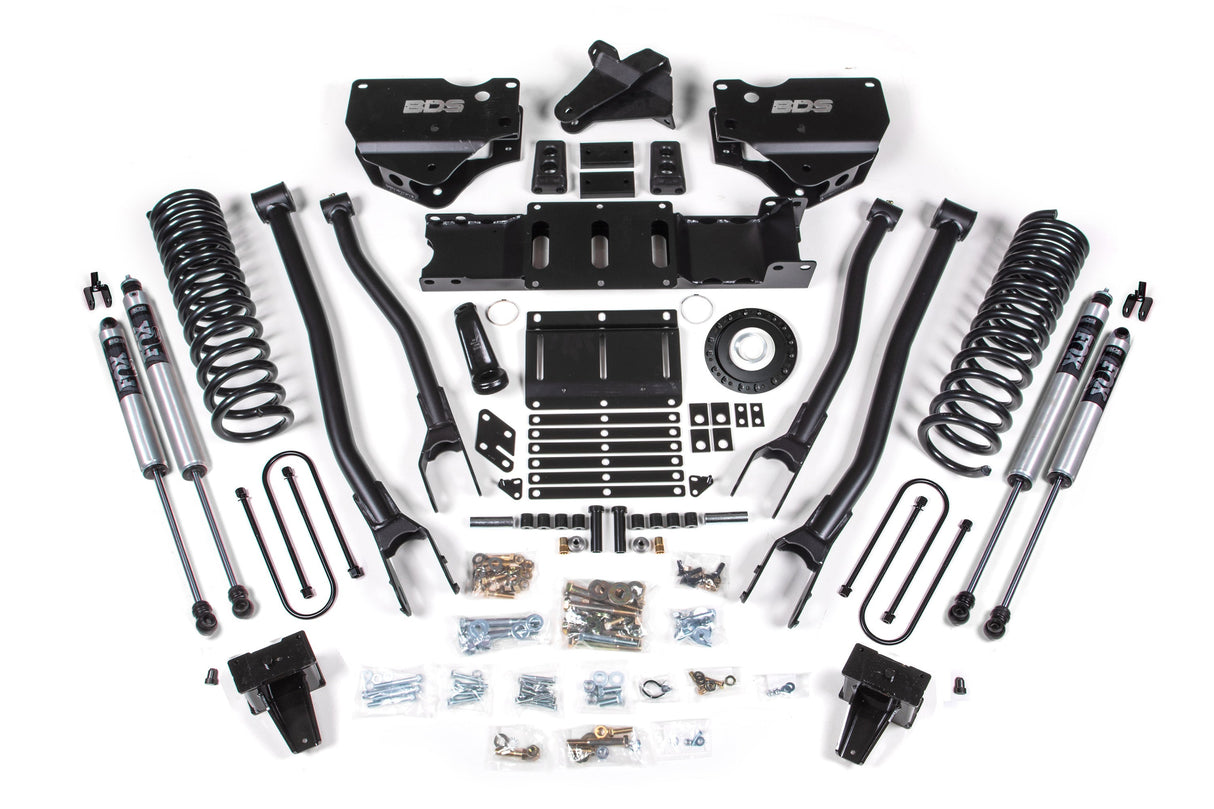 6 Inch Lift Kit W/ 4-Link - Ram 3500 (19-24) 4WD - Diesel BDS Suspension Suspension Lift Kit  AXOPROS