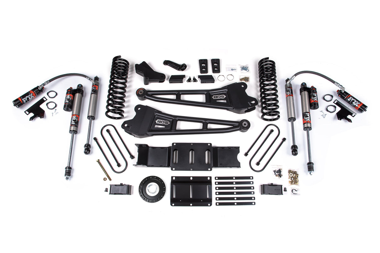 4 Inch Lift Kit W/ Radius Arm - Ram 3500 (19-23) 4WD - Gas BDS Suspension Suspension Lift Kit  AXOPROS