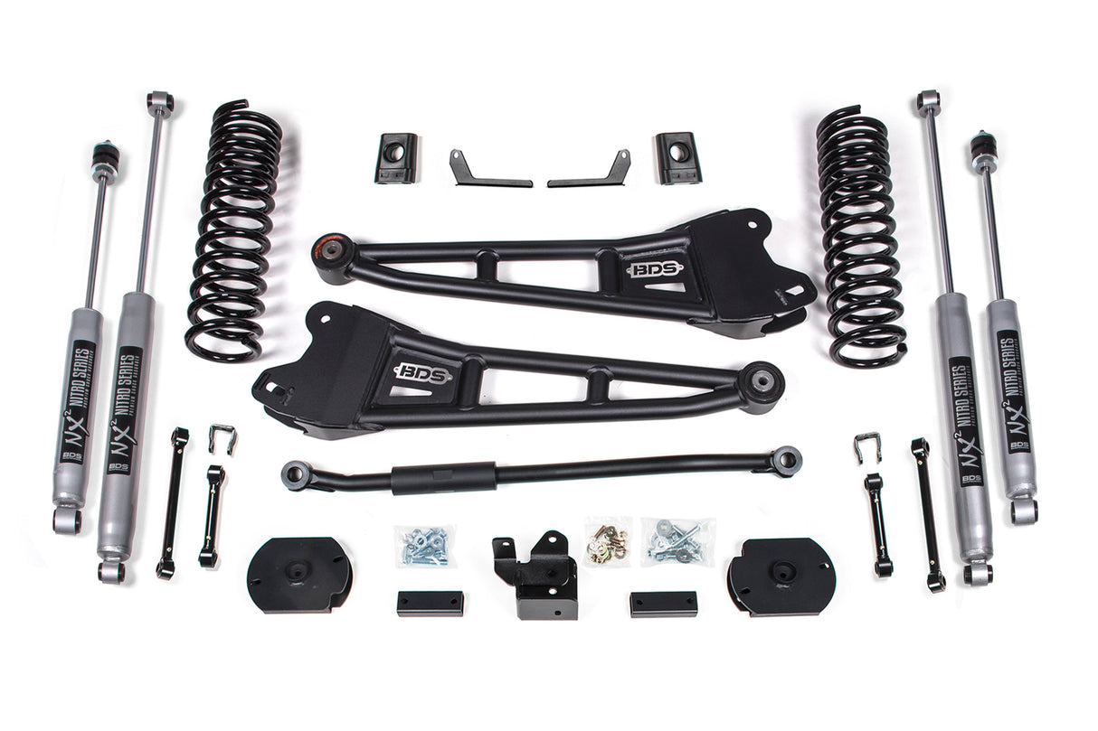 3 Inch Lift Kit - Ram 2500 W/ Rear Air Ride (19-24) 4WD - Diesel BDS Suspension Suspension Lift Kit  AXOPROS