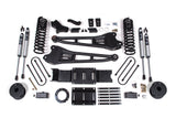 4 Inch Lift Kit W/ Radius Arm - Ram 3500 W/ Rear Air Ride (19-24) 4WD - Diesel BDS Suspension Suspension Lift Kit  AXOPROS
