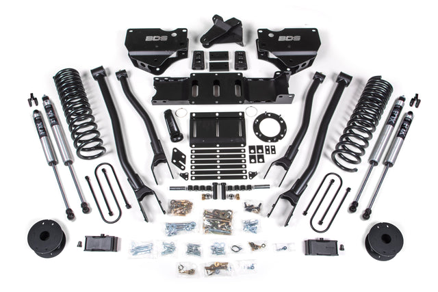 4 Inch Lift Kit W/ 4-Link - Ram 3500 W/ Rear Air Ride (19-24) 4WD - Diesel BDS Suspension Suspension Lift Kit  AXOPROS