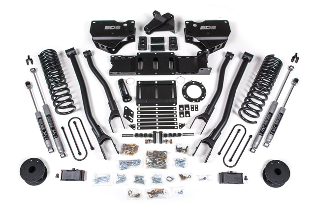 4 Inch Lift Kit W/ 4-Link - Ram 3500 W/ Rear Air Ride (19-24) 4WD - Gas BDS Suspension Suspension Lift Kit  AXOPROS