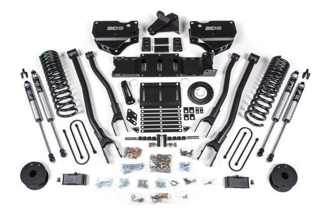 4 Inch Lift Kit W/ 4-Link - Ram 3500 W/ Rear Air Ride (19-24) 4WD - Diesel BDS Suspension Suspension Lift Kit  AXOPROS