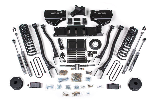 4 Inch Lift Kit W/ 4-Link - Ram 3500 W/ Rear Air Ride (19-24) 4WD - Diesel BDS Suspension Suspension Lift Kit  AXOPROS